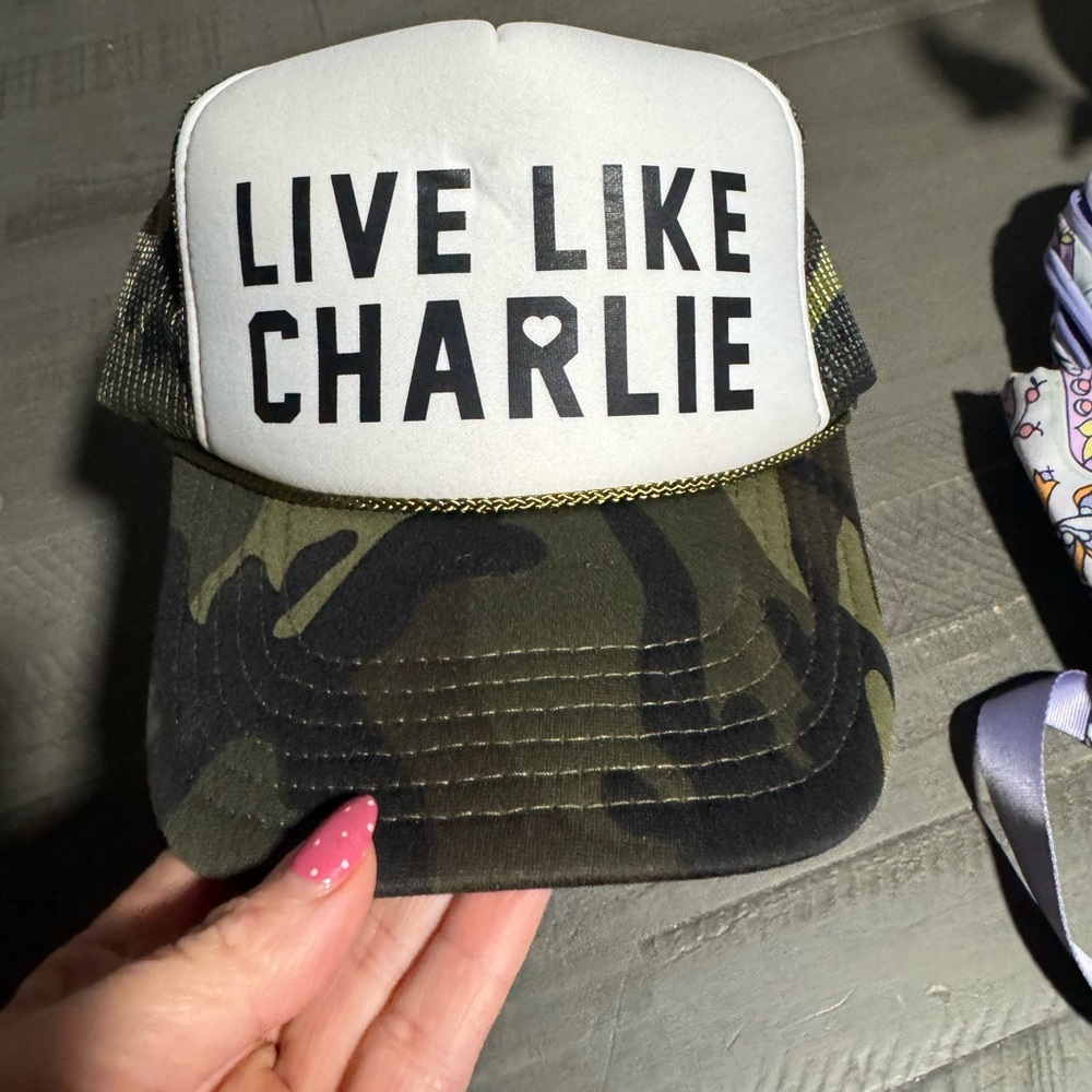OTTO Camouflage Mesh Cap- Live Like Charlie Kirk